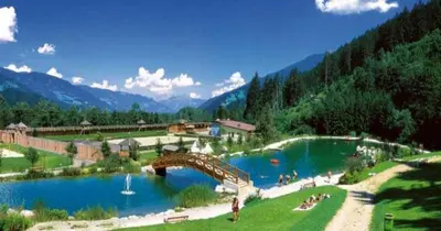Naturlandschaft in der Nähe des Campingplatzes