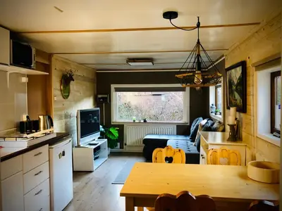 Küche/Küchenzeile in der Unterkunft Mountainview Lodge - Chalet im Zillertal direkt am 5 Sterne Campingplatz Aufenfeld mit Hallenbad und Sauna
