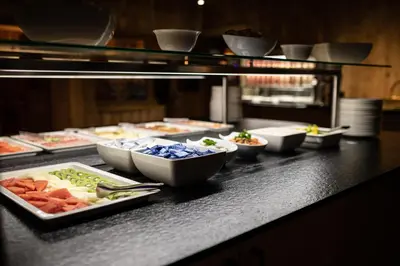 Essen im Hotel oder in der Nähe