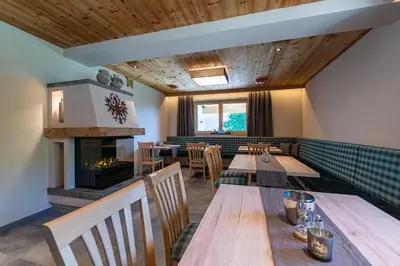 Küche/Küchenzeile in der Unterkunft Hotel Garni Romantik