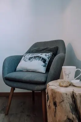 Ein Sitzbereich in der Unterkunft Haus Renswouw