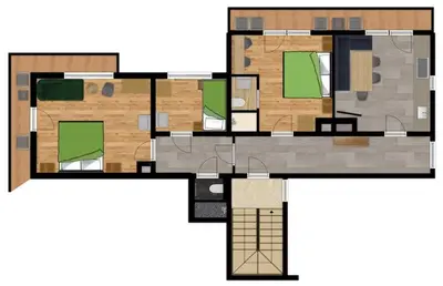 Grundriss der Unterkunft Haus Renswouw