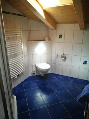 Ein Badezimmer in der Unterkunft Haus Kristall