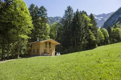 Naturlandschaft in der Nähe des Chalets