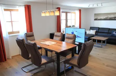 Ein Sitzbereich in der Unterkunft Apartment 