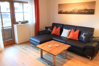 Ein Sitzbereich in der Unterkunft Apartment 