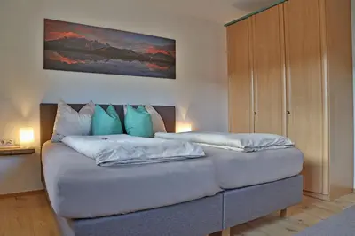Ein Bett oder Betten in einem Zimmer der Unterkunft Landhaus Schneider
