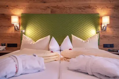 Ein Bett oder Betten in einem Zimmer der Unterkunft Hotel Glockenstuhl