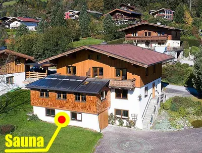 Das Gebäude in dem sich die Ferienwohnung befindet