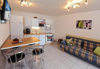 Küche/Küchenzeile in der Unterkunft Apartment Rossbichl