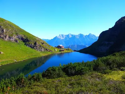 Naturlandschaft in der Nähe des Ferienhauses