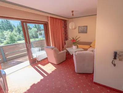 Ein Bett oder Betten in einem Zimmer der Unterkunft Appartement Pillersee