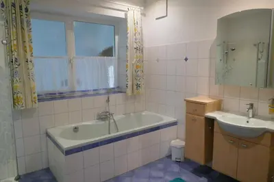 Ein Badezimmer in der Unterkunft Apartment Neuhauser