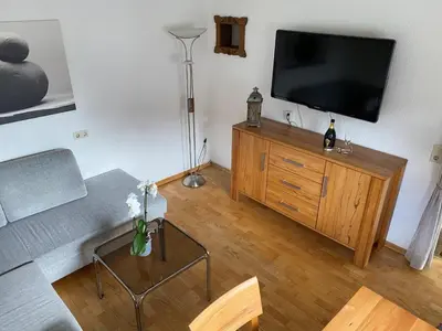 TV/Unterhaltungsangebot in der Unterkunft Ferienwohnung Apartment Haus Ager