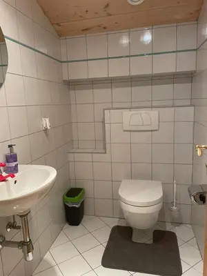 Ein Badezimmer in der Unterkunft Apartment Evelyn