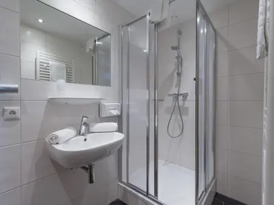 Ein Badezimmer in der Unterkunft Haus Tirol