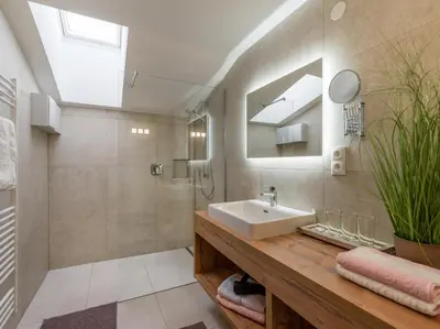Ein Badezimmer in der Unterkunft Ferienwohnung Wallner