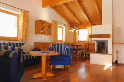 Ein Sitzbereich in der Unterkunft Das Resort Brixen