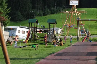Ein Kinderspielbereich in der Unterkunft Das Resort Brixen