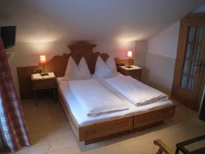 Ein Bett oder Betten in einem Zimmer der Unterkunft Gästehaus Leirerhäusl