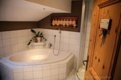 Ein Badezimmer in der Unterkunft Gästehaus Leirerhäusl