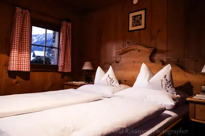 Ein Bett oder Betten in einem Zimmer der Unterkunft Gästehaus Leirerhäusl