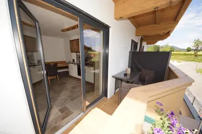 Ein Balkon oder eine Terrasse in der Unterkunft Kaiserappartements-Marie