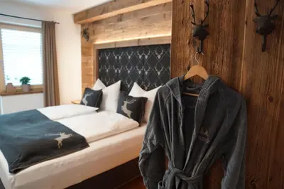 Ein Bett oder Betten in einem Zimmer der Unterkunft Kaiserappartements-Marie