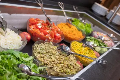Essen im Hotel oder in der Nähe