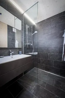 Ein Badezimmer in der Unterkunft pure mountain BASE