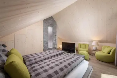 Ein Bett oder Betten in einem Zimmer der Unterkunft pure mountain BASE