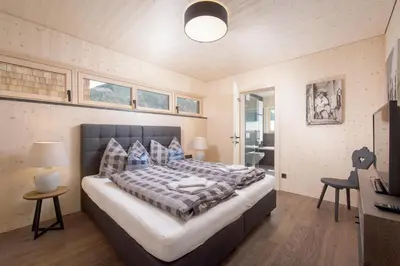Ein Bett oder Betten in einem Zimmer der Unterkunft pure mountain BASE