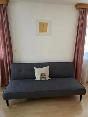Ein Sitzbereich in der Unterkunft Ferienhäusl Hubert und Staller