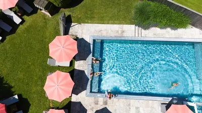 Der Swimmingpool an oder in der Nähe von Hotel Der Wastlhof - direkt an der Skipiste Wellness & Spa