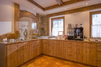 Küche/Küchenzeile in der Unterkunft Landhaus Schneeberger