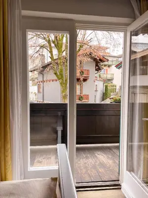 Ein Balkon oder eine Terrasse in der Unterkunft Koller, Pension Haus