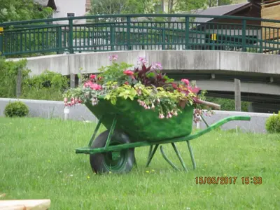 Ein Garten an der Unterkunft Ferienhaus Zillertal