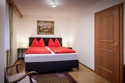 Ein Bett oder Betten in einem Zimmer der Unterkunft Appart Burgwies ink Nationalpark Sommercard