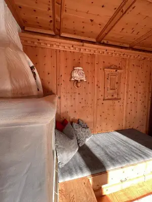 Ein Bett oder Betten in einem Zimmer der Unterkunft Haus Barbara