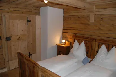 Ein Bett oder Betten in einem Zimmer der Unterkunft Ferienhaus Kramerl