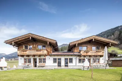 Naturlandschaft in der Nähe des Chalets