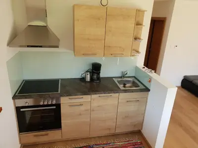 Küche/Küchenzeile in der Unterkunft Appartement De Martin