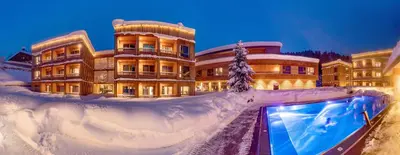 Tirol Lodge im Winter