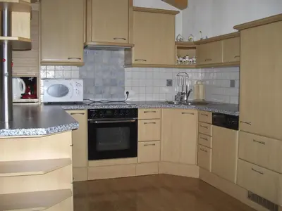 Küche/Küchenzeile in der Unterkunft Appartement Leirer