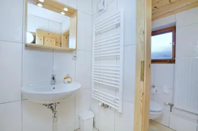 Ein Badezimmer in der Unterkunft Fasserhof