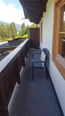 Ein Balkon oder eine Terrasse in der Unterkunft Fasserhof