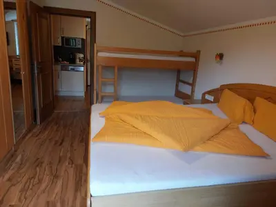 Ein Bett oder Betten in einem Zimmer der Unterkunft Appartements am See