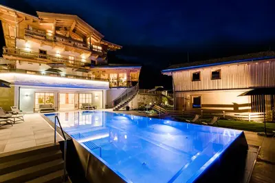 Der Swimmingpool an oder in der Nähe von Beim Hochfilzer Superior 4 Sterne