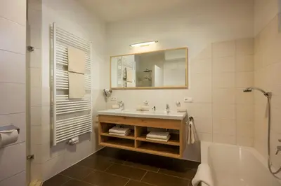 Ein Badezimmer in der Unterkunft Kalle's Familien-Appartements