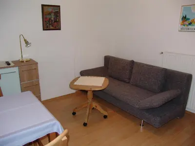 Ein Sitzbereich in der Unterkunft Christl, Haus